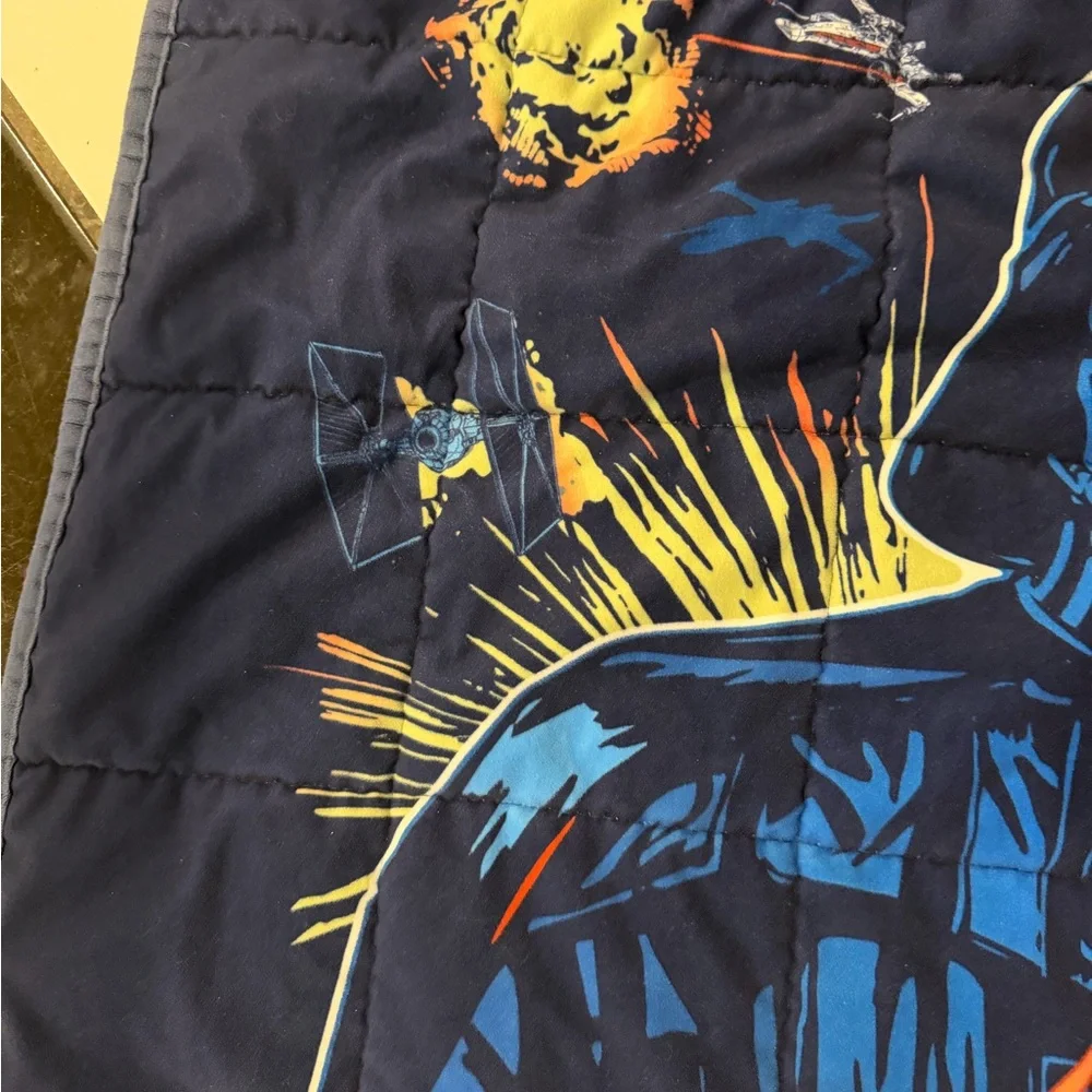 Star Wars the Mandalorian Grogu Weighted Blanket Multi-Color 36x48”